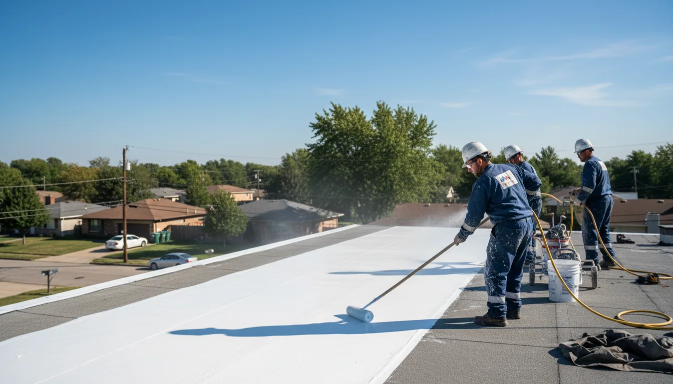 Commercial roof coating in Forest Hill, WV near me